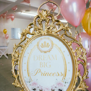dream-big-princess-poster-ornate-gold-frame